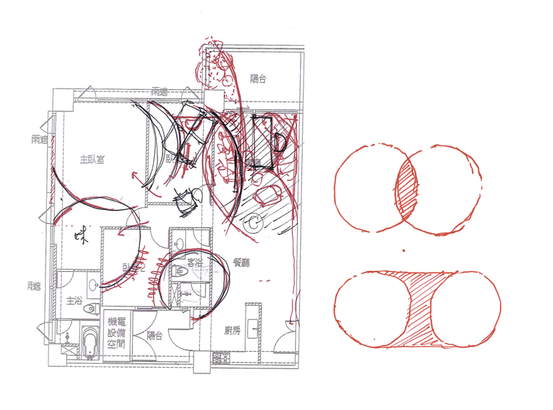 Four Circles — Experimental Series 實驗系列 · Residential 住宅 · 台北